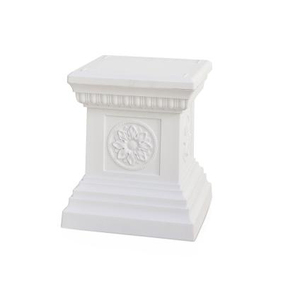 China Europe Roman Style Outdoor Plastic Garden PP Column For Flower Pot for sale