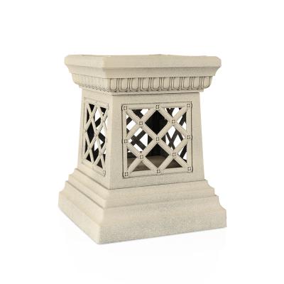 China Europe Outdoor Garden Roman Style Decorative Flower Pot Stands Column for sale