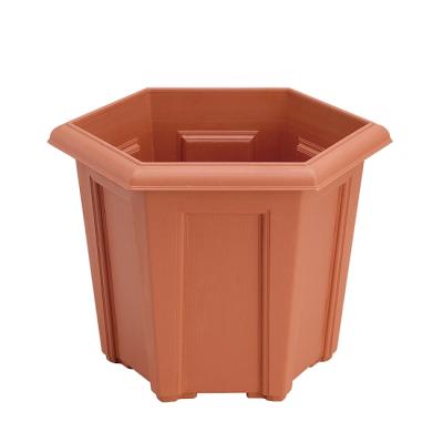 China Ludu 10% Discount Terracotta Plastic Flower Pot Raw Materials Eco-friendly Environmental Protection for sale