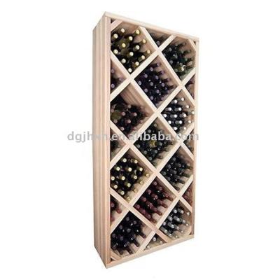 China Wooden Wine Rack Viable Rustic Tabletop Wine Rack Wine Rack for sale