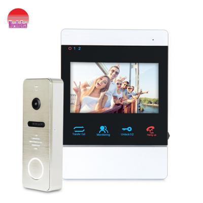 China Built-in Siren Install Video Door Phone 4.3 Inch Intercom Systems Security Doorbell 4 Wire Waterproof For Villa for sale