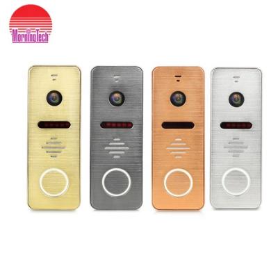 China Morningtech Ring Doorbell with Optional 7 Inch TFT LCD Silver and Gold Color Video Door Phone 94206-AHD960 for sale