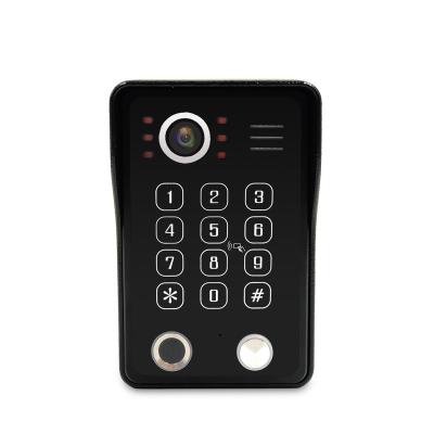 China IP65 Electronic Outdoor Waterproof Panel Intercom Door Phone Call Metal Fingerprint Home Kit for sale