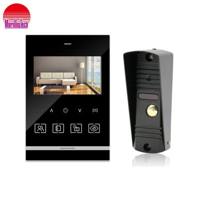 China Open/Talk/Monitoring FCC/CE/RoHS Approved Video Doorbell with Monitor for Home Door Intercom with Alarm for sale