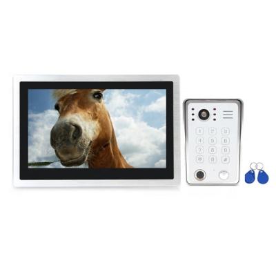 China Super Hot Morningtech 10inch Door Monitoring Video Phone Support Video Intercom With 100-240V for sale