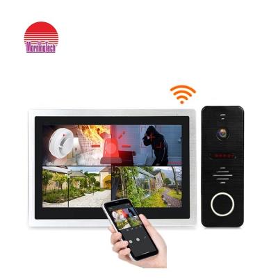 China Camera Built-in Smart Home Wireless Doorbell Visual Intercom For Apartment Motion Detection Wireless Doorbell Intercom IP Visual Doorbell for sale