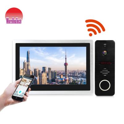 China hot sale wifi video door bell intercom home security video wifi with unlock control and transfer calling 96103H+94206-AHD1080 for sale