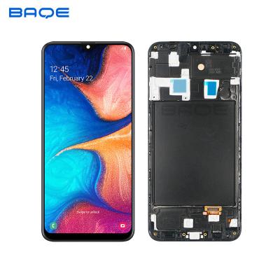 China Baicheng OLED LCD Screen With Frame For Samsung Galaxy A20 6.4Inch Display Incell Touch Assembly Repair Replacement Parts for sale