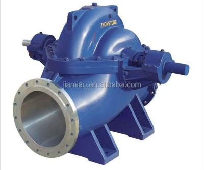 China Carrying clean water split case double suction water pump with closed impeller. for sale