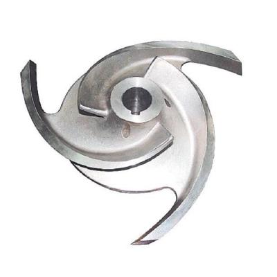 China Centrifugal Pump Precision Casting SS 304 Open Impeller Spare Part For Pump S3/S8 Series for sale