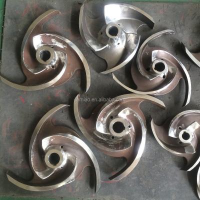 China Pump 1.4460 Duplex Stainless Steel Impeller Spare Parts for sale