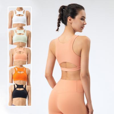 China Breathable Higher Size Gym Clothing Sports Wear Yoga Tops For Women for sale