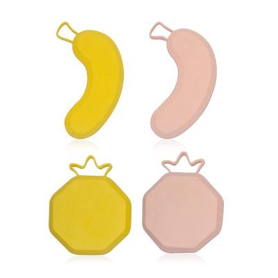 China Sustainable Silicone Banana Pineapple Shape Ice Cream Mold for sale