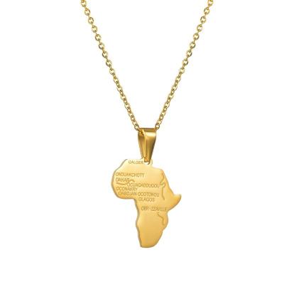 China FASHIONABLE Anti-allergy Nickel Free Sample Stainless Steel Engraved Logo Gold Pendant Necklace With High Quality for sale