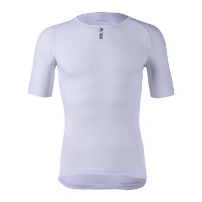 China Mesh Fabric Base Layer Breathable Quick Dry Running Men Cycling Riding Tops Short Sleeve Gym Vest Men for sale