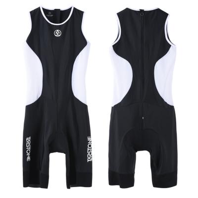 China Breathable Triathlon Wetsuit Men Cycling Tank Top Race Suit Sleeveless Speedsuit Trisuit Suit for sale