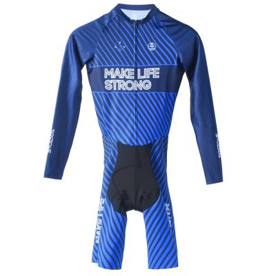 China Tarstone Breathable Wholesale Custom Triathlon Suit Mens Tri Sleeve Long Gear Cycling Suit for sale