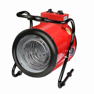 China Adjustable Machinery Repair Shops 5kw Fan Heater Industrial Electric Heaters Greenhouse Portable Heater for sale