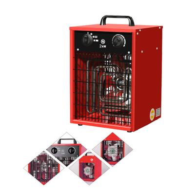 China Portable Electrical Appliances Machinery Repair Shops Square Industrial Warm Air Heater 2000W for sale