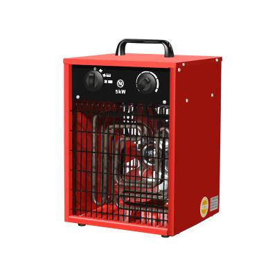 China Waterproof Electric Machinery Repair Shops 5kw Heating Power Fan Industrial Space Heater for sale