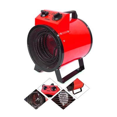 China Machinery Repair Shops 3KW Portable Heater Electric Fan Heaters Industrial For Planting Greenhouse Workshop Poultry for sale