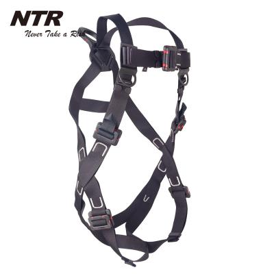 China Polyester / Dielectric Arrest Aluminum / Steel Body Full Body Fall Harness For Work Positioning Tower Climbing for sale