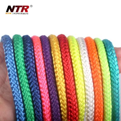 China High Tensile Nylon Rope 3 Axle 4-20mm Strand Polyester Rope 16 Strand for sale