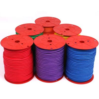 China Polyester High Intensity Nylon Polypropylene Outdoor Sports Kids Braided Rope For Amusement Playground for sale