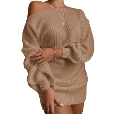 China Size Fashion Casual Sexiest Anti-Wrinkle Off The Shoulder Knit Women's Oversized Sweater for sale