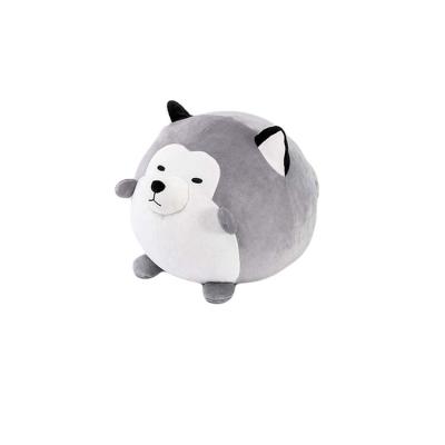 China Hot Selling 100% Plush Custom Color Polyester And Plush Soft Cute Husky Stuffing Toy for sale