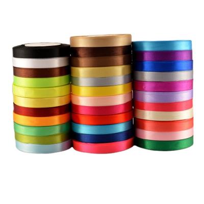 China Recyled Ribest 1/4 Inch Solid Face Satin Ribbon Double Set Gift Wrap and Hair Accessories-100 Yards (5 Colors Yards20) for sale