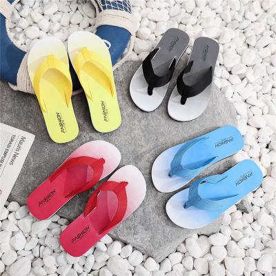 China Fashion Trend Soft Bottom The New Not Easy To Slip Flip Flops Fashion Trend Men's Large Size Flip Flops Men's Sandals Casual Beach Shoes for sale