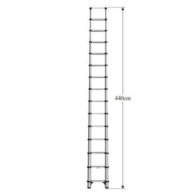 China 2021 Folding Ladders 4.4M Super High Household Safety High Quality Aluminum Folding Step Ladders for sale