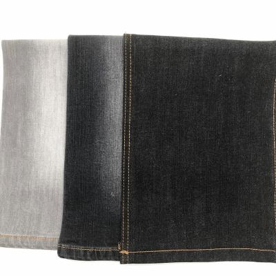 China 9oz 98% Cotton 2% Elastane Sulfur Black Collar Cotton Spandex Stretch Windproof Denim Fabric for sale