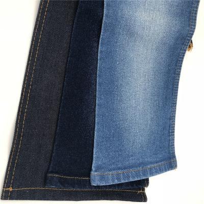 China Breathable 11.9oz 98% Cotton 2% Elastane Deep Blue Denim Fabric for sale