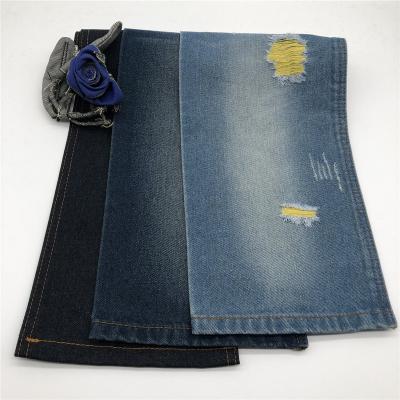 China Deep Blue 10oz Wind Proof Fabric With Yellow Ground Denim Textile Fabric for sale