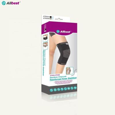 China Adult Bamboo Charcoal Knee Compression Elastic Nano Sleeve for sale