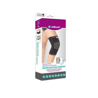 China Adult Bamboo Charcoal Elastic Knee Support Brace for sale