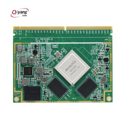 China 2GB+8GB RK3399 Six Core IC Board with Android 7.12 Debian10 and Dual Gigabit Ethernet for sale