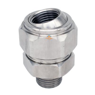 China Swivel Joint 1/4, 1/8, 3/8, 1/2 Stainless & Brass 36275 Degree Adjustable Water Nozzle 45 Swivel Joint for sale