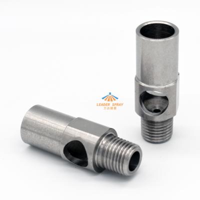 China Liquid mixing 1/4 inch SS stainless steel venturi mixing tank spray jet eductor nozzle for sale