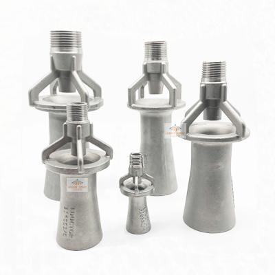 China energy & Steam heating extracting process in water tank stainless steel suspension viscous solution liquid eductor mixing nozzle for sale