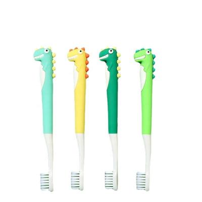 China Factory Sale Reusable High Quality Soft Fur Small Silicone Key Handle For Children Child Oral Cleaning Toothbrush for sale