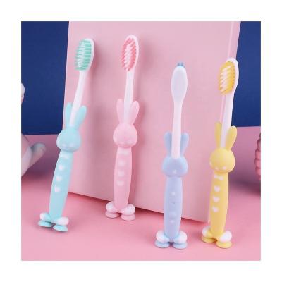 China Creative Multi Color Protection Cartoon Teeth In Use Reusable Durable Teeth Cleaning Kid Toothbrush for sale