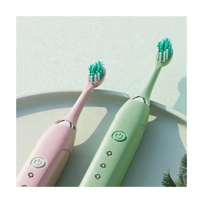 China Reusable Handy Bristle Practical Soft Toothbrush Household Rechargeable Automatic Ultrasonic Adult Electric Toothbrush for sale