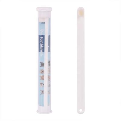 China Factory Direct Sales Reusable Low Price High Quality Individually Wrapped Soft Pet Fur Toothbrushes for sale