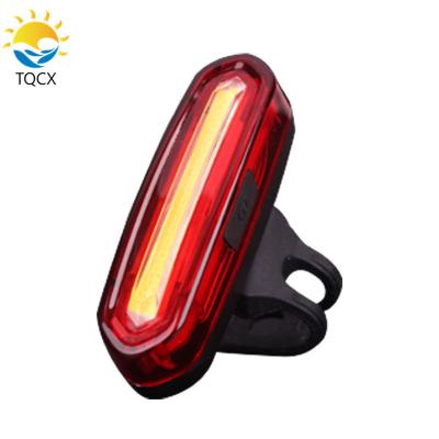 China Night Riding LED Mountain Bicycle USB Rechargeable Bike Lamp USB Rechargeable Bike Tail Rear Light Warning Light for sale