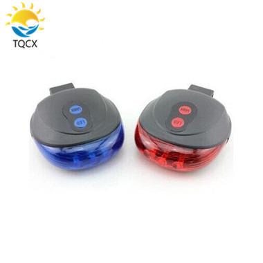 China Durable 5 LED Mountain Bicycle USB Lamp Rear Light Rechargeable Bike Tail Warning Light for sale