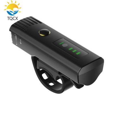 China High Brightness Outdoor Sports Bike Front Light Night Riding Accessories LED Sensor Smart Bike Head Light 14*9*4.5CM for sale