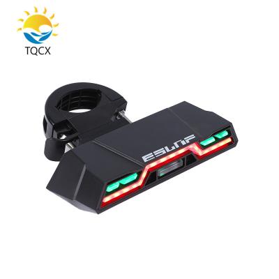 China Hot Sales Bike Ride Taillight Night Cycling LED USB Charging Wireless Remote Control Mountain Bike Rear Light 11*4.8*2.9cm for sale